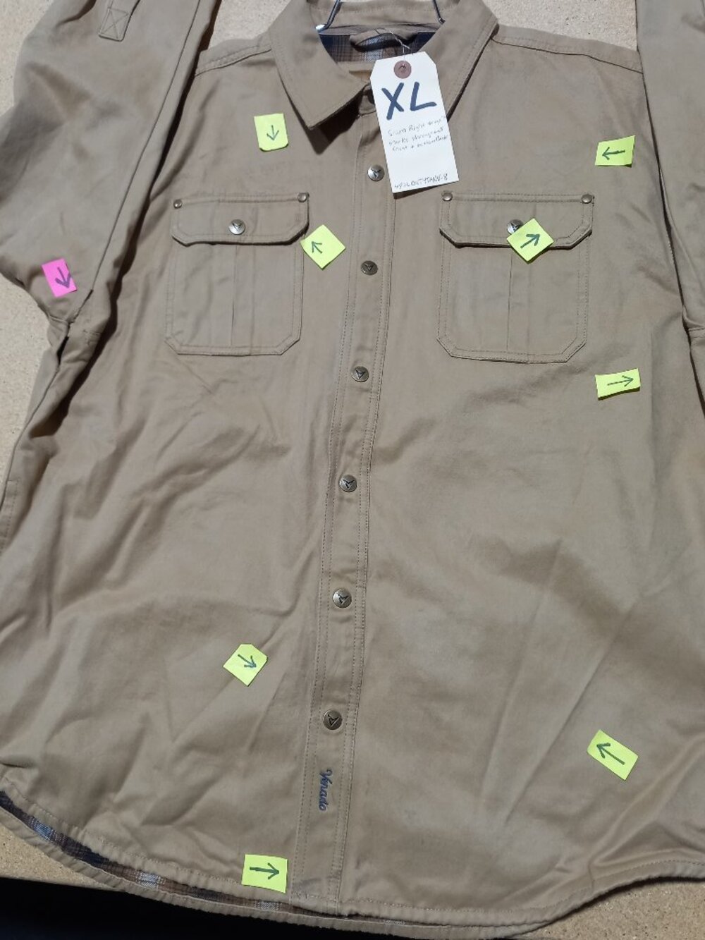 Bountyman Concealed Carry Shirt Jacket - Barnwood Tan | XL - Picture 7 of 11